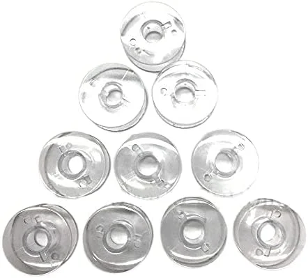 Cutex (برند TM) بسته 10 عددی ماسوره پلاستیکی شماره 395710-07 برای چرخ خیاطی های بیبی لاک، النا، کنمور و وایکینگ