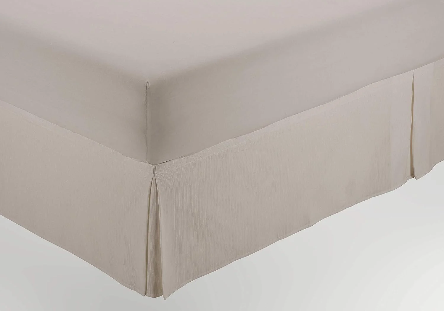 کاور تختخواب رنگ لینو، مناسب برای تخت 105 (ارتفاع 200 سانتی متر) - دارای چسب ولکرو - 50% پنبه / 30% پلی استر / 20% لینو