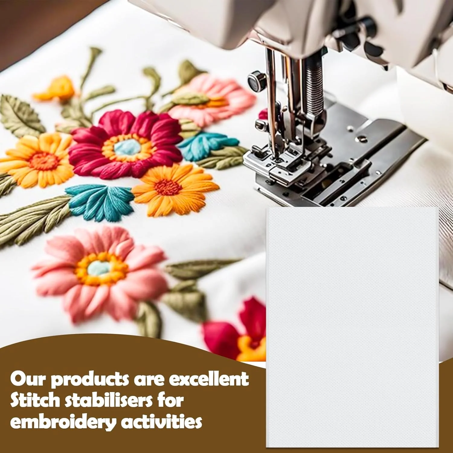 CTDMJ A4 Water Soluble Embroidery Fleece, Pack of 10, Water Soluble Embroidery Templates, Water Soluble, Self-Adhesive Embroidery Film with Needle Threader, Printable Embroidery Paper for Printing, CTDMJ A4 Water Soluble Embroidery Fleece, Pack of 10, Water Soluble Embroidery Templates, Water Soluble, Self-Adhesive Embroidery Film with Needle Threader, Printable Embroidery Paper for Printing,