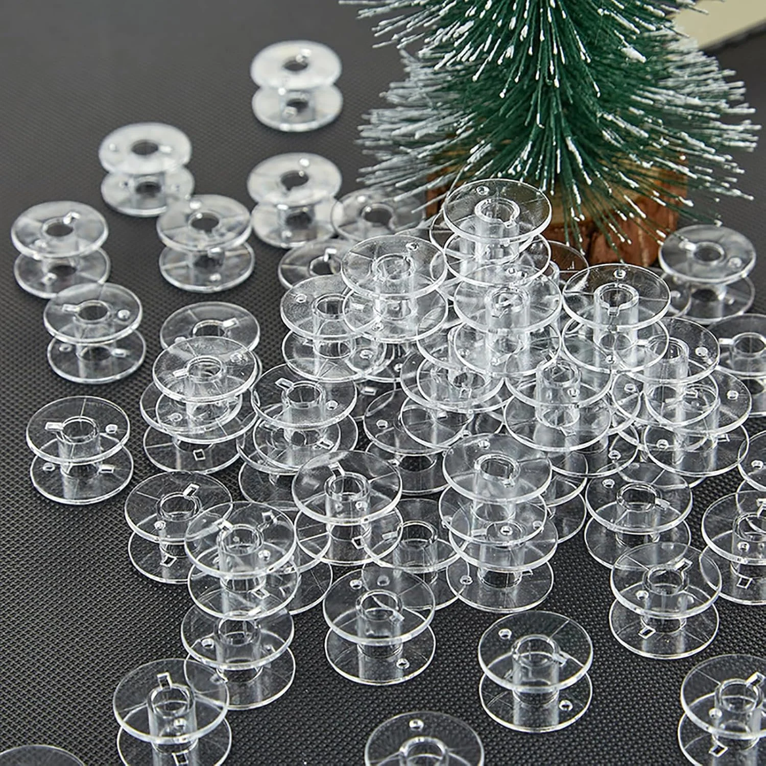 CSGHMM Sewing Machine Bobbins - 30-Pcs Plastic Bobbins for Brother Sewing Machines, Universal Sewing Machine Accessories with Bobbin Winder, (Fits Most Brother Models) CSGHMM Sewing Machine Bobbins - 30-Pcs Plastic Bobbins for Brother Sewing Machines, Universal Sewing Machine Accessories with Bobbin Winder, (Fits Most Brother Models)