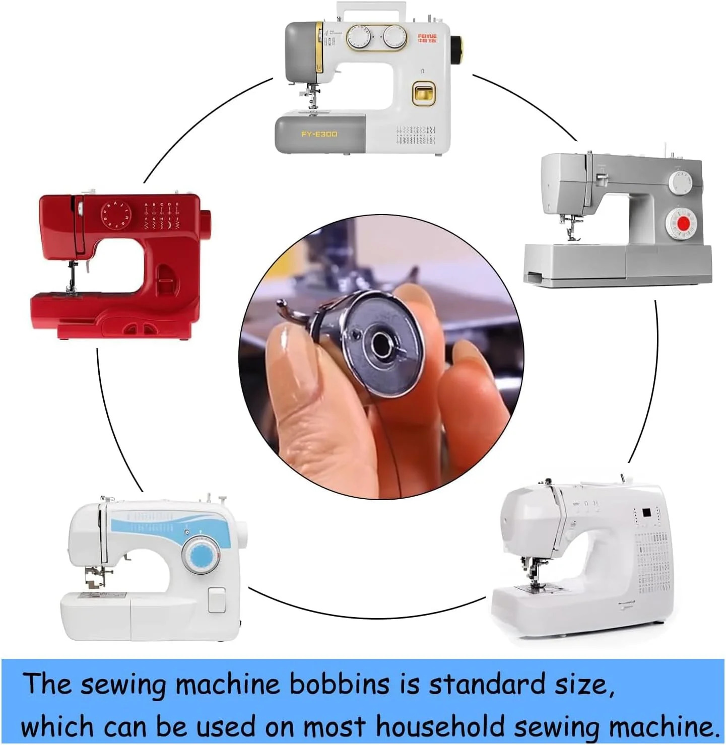 CSGHMM Sewing Machine Bobbins - 30-Pcs Plastic Bobbins for Brother Sewing Machines, Universal Sewing Machine Accessories with Bobbin Winder, (Fits Most Brother Models) CSGHMM Sewing Machine Bobbins - 30-Pcs Plastic Bobbins for Brother Sewing Machines, Universal Sewing Machine Accessories with Bobbin Winder, (Fits Most Brother Models)