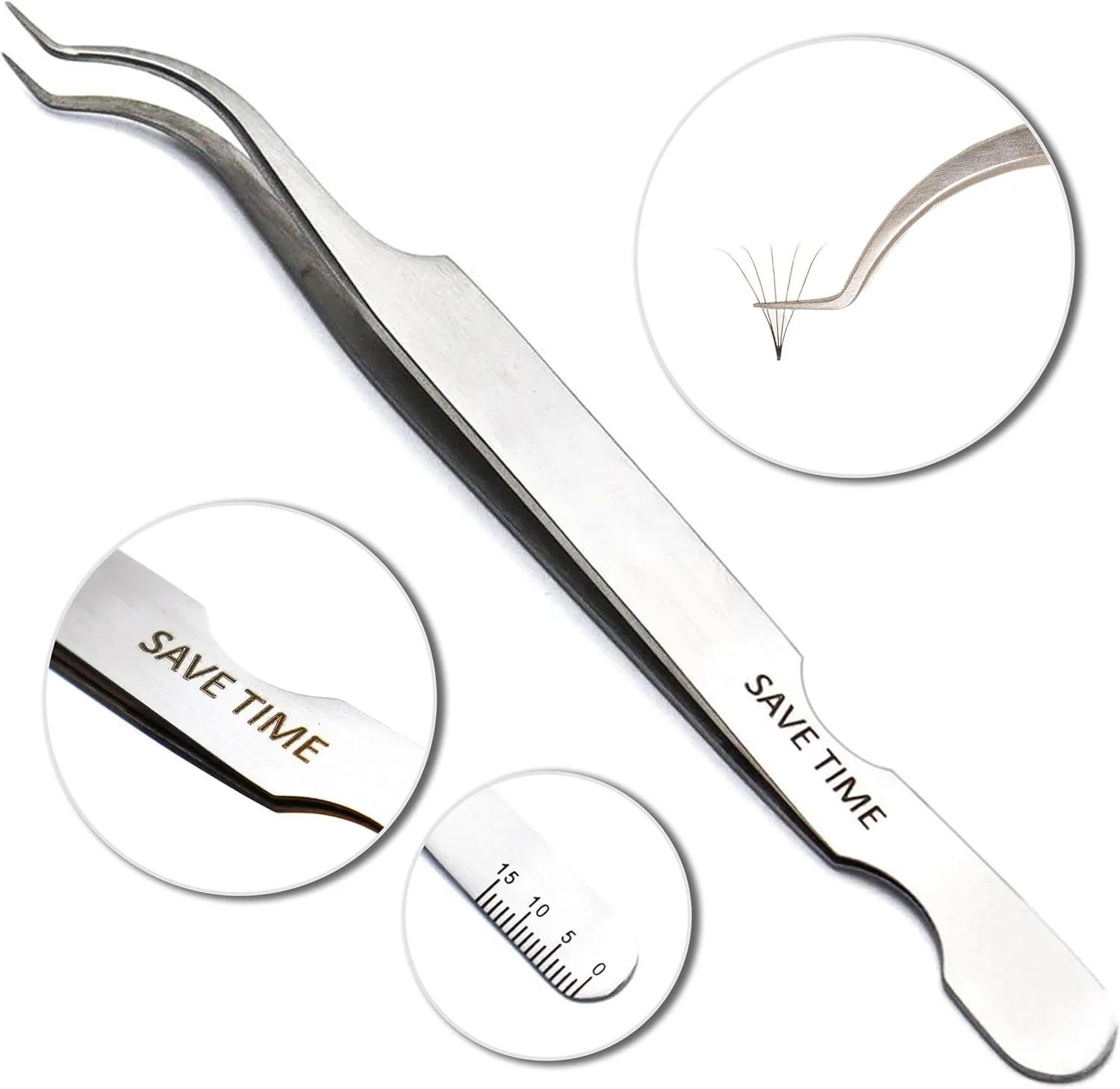 موچین مژه LLBA، ابزار حرفه ای برای کاشت مژه والیوم | موچین های چند منظوره و با اشکال مختلف | موچین با دستگیره ضد لغزش برای والیوم، جداسازی و مژه های کلاسیک (نقره ای، صرفه جویی در زمان گوشه داخلی) موچین مژه LLBA، ابزار حرفه ای برای کاشت مژه والیوم | موچین های چند منظوره و با اشکال مختلف | موچین با دستگیره ضد لغزش برای والیوم، جداسازی و مژه های کلاسیک (نقره ای، صرفه جویی در زمان گوشه داخلی)