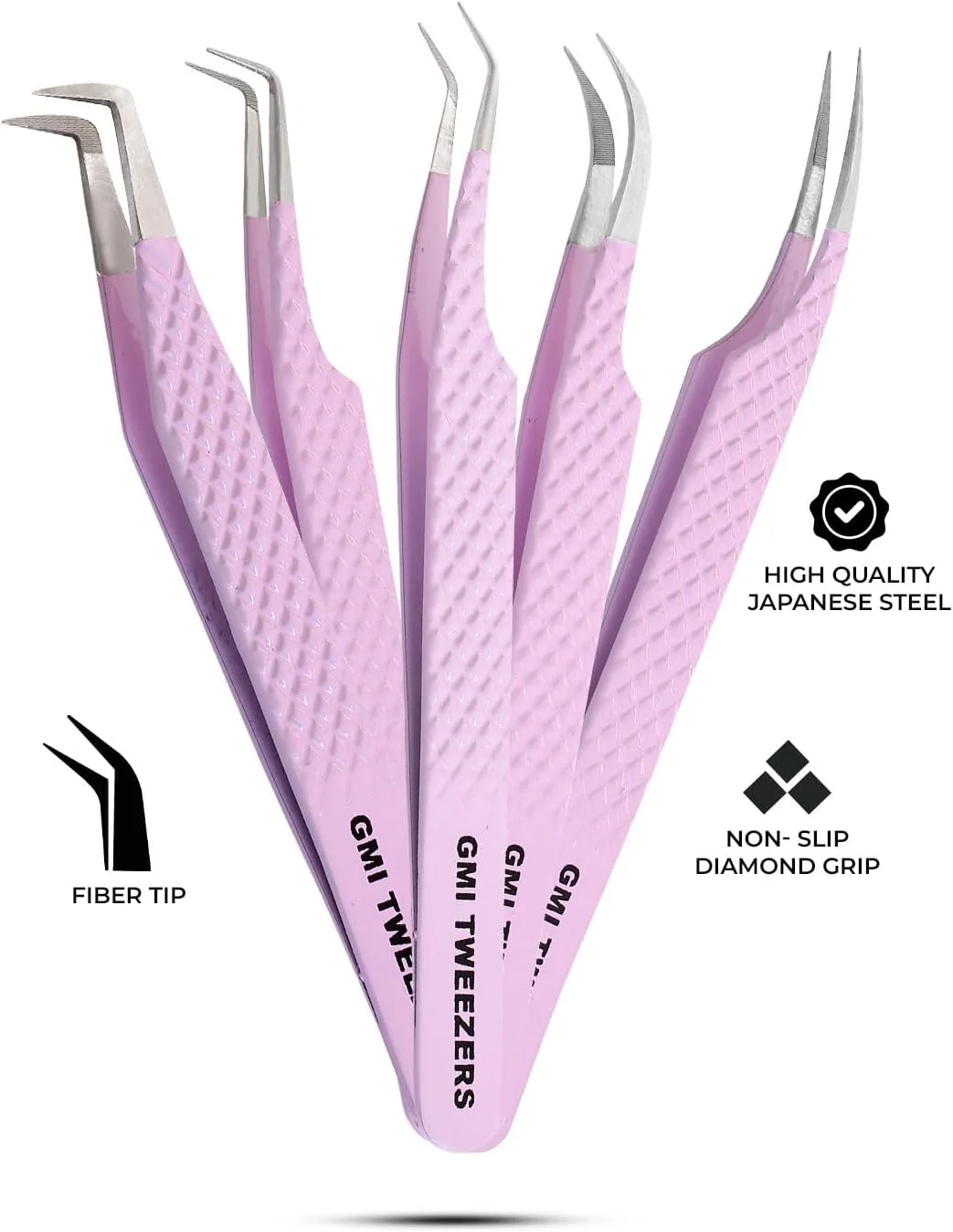 موچین نوک فیبری مژه برای اکستنشن مژه، موچین حرفه ای موچین نوک فیبری مژه برای اکستنشن مژه، موچین حرفه ای