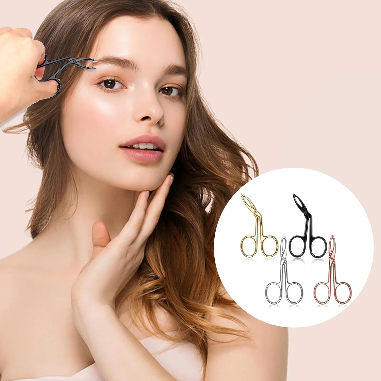 ست 4 عددی موچین ابرو، قیچی دسته دار، سر صاف، موچین ابرو با نوک مورب، موچین استیل ضد زنگ برای اصلاح ابرو و موهای صورت مناسب بانوان و آقایان ست 4 عددی موچین ابرو، قیچی دسته دار، سر صاف، موچین ابرو با نوک مورب، موچین استیل ضد زنگ برای اصلاح ابرو و موهای صورت مناسب بانوان و آقایان