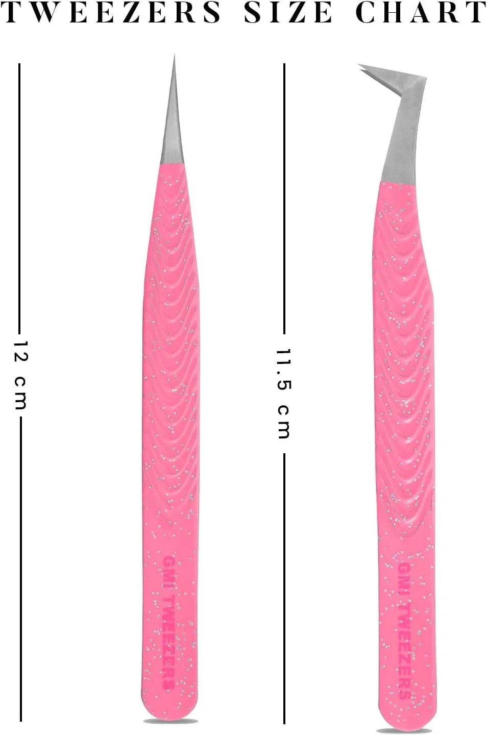 موچین نوک فیبری GMI TWEEZERS، دو عدد، مدل های صاف و L شکل، صورتی، مناسب اکستنشن مژه والیوم. موچین نوک فیبری GMI TWEEZERS، دو عدد، مدل های صاف و L شکل، صورتی، مناسب اکستنشن مژه والیوم.