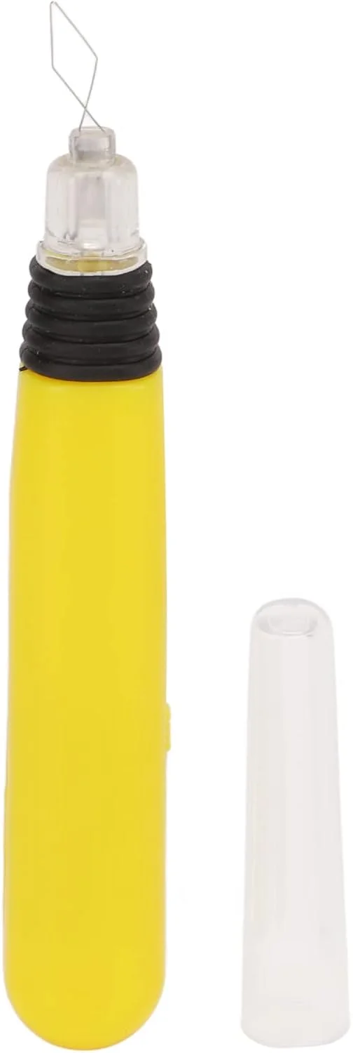 سوزن نخ کن DJGvgtf، سوزن نخ کن LED با قابلیت ارتجاعی نرم و قابل حمل برای چرخ خیاطی