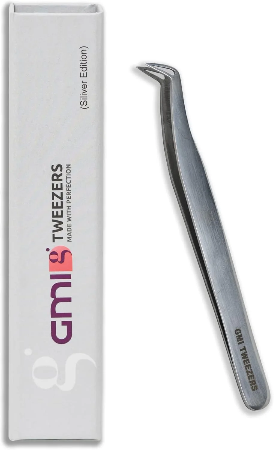 موچین اکستنشن مژه GMI TWEEZERS - استیل ضد زنگ - L شکل (بووت) - نقره ای موچین اکستنشن مژه GMI TWEEZERS - استیل ضد زنگ - L شکل (بووت) - نقره ای