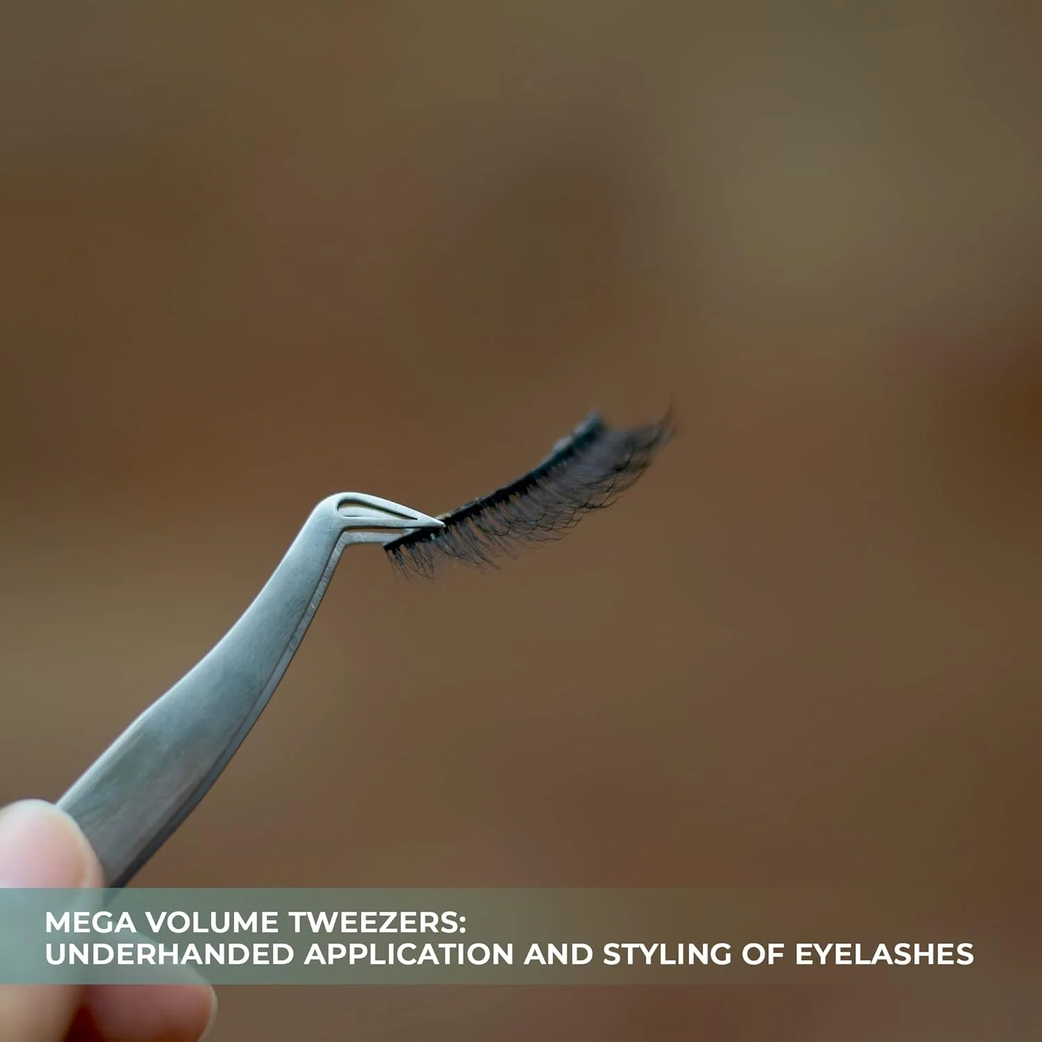 موچین اکستنشن مژه GMI TWEEZERS - استیل ضد زنگ - L شکل (Boot) - نقره ای
