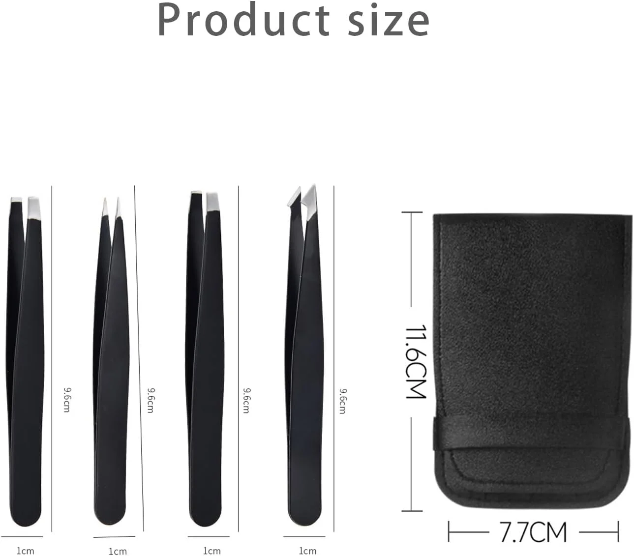 ست موچین 5 عددی استیل ضد زنگ، شامل موچین های تخت، موچین های نوک زاویه دار، مناسب برای برداشتن ابرو، مژه، ریش و برچسب پلک ست موچین 5 عددی استیل ضد زنگ، شامل موچین های تخت، موچین های نوک زاویه دار، مناسب برای برداشتن ابرو، مژه، ریش و برچسب پلک
