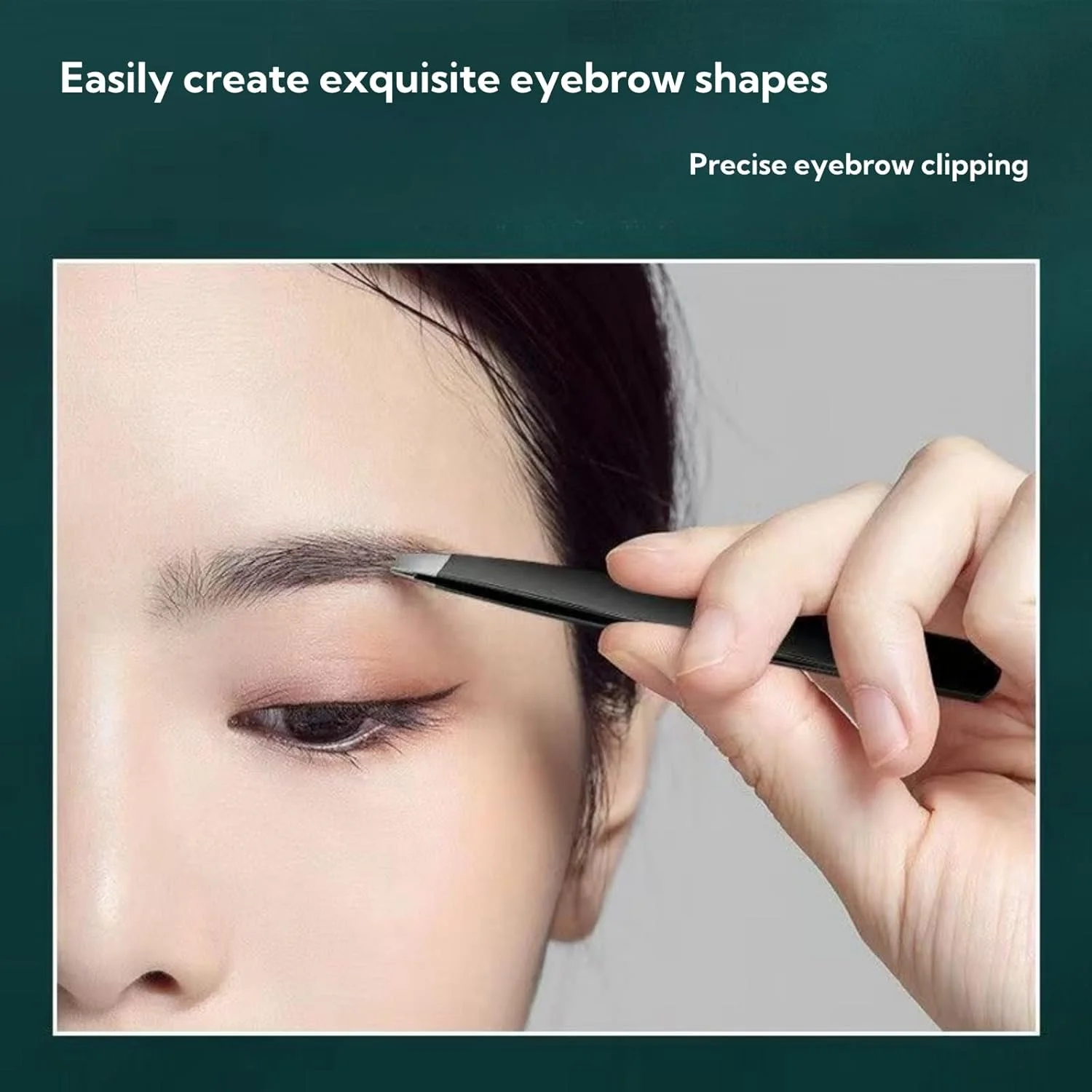 ست موچین ابرو JDLYEVER، ست پیرایش 6 تکه استیل ضد زنگ با 4 اندازه موچین، برس ابرو و قیچی، کیف نگهداری چرمی PU، دستگیره برای استفاده آسان، نوک های دقیق برای پوست های حساس ست موچین ابرو JDLYEVER، ست پیرایش 6 تکه استیل ضد زنگ با 4 اندازه موچین، برس ابرو و قیچی، کیف نگهداری چرمی PU، دستگیره برای استفاده آسان، نوک های دقیق برای پوست های حساس