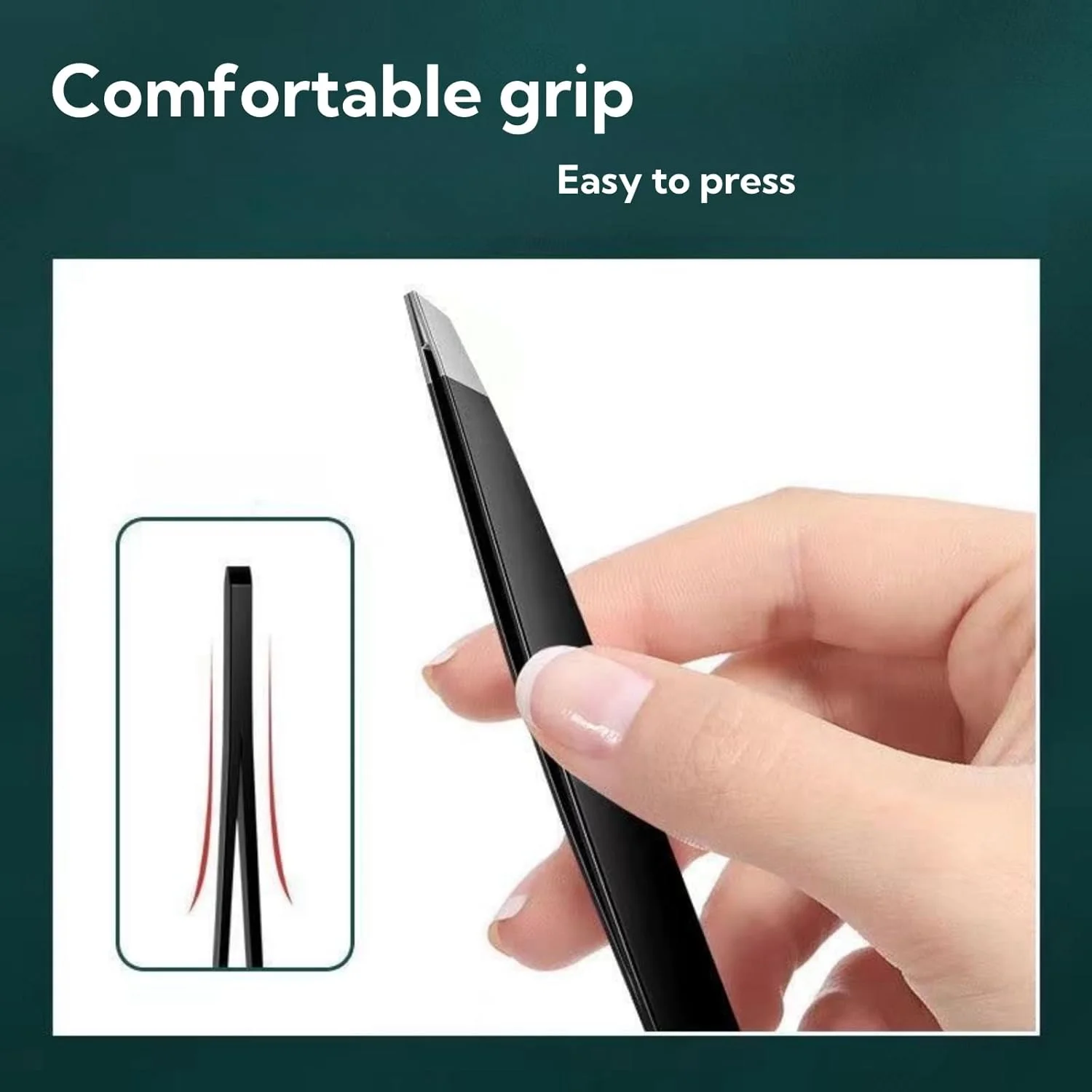 ست موچین ابرو JDLYEVER، ست پیرایش 6 تکه استیل ضد زنگ با 4 اندازه موچین، برس ابرو و قیچی، کیف نگهداری چرمی PU، دستگیره برای استفاده آسان، نوک های دقیق برای پوست های حساس ست موچین ابرو JDLYEVER، ست پیرایش 6 تکه استیل ضد زنگ با 4 اندازه موچین، برس ابرو و قیچی، کیف نگهداری چرمی PU، دستگیره برای استفاده آسان، نوک های دقیق برای پوست های حساس