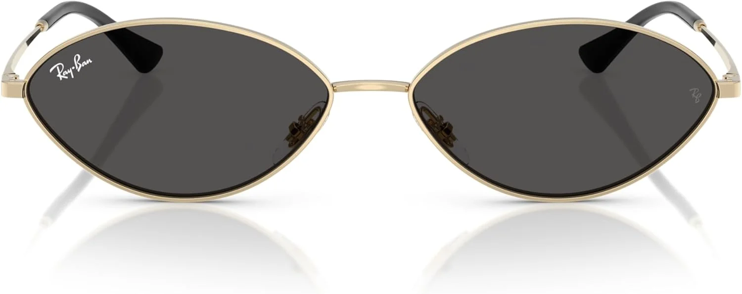 عینک آفتابی زنانه ری بن مدل KAI، طلایی کم رنگ، سایز One Size