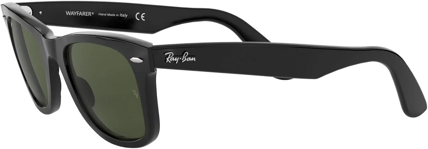 عینک آفتابی مربعی ویفری اصلی Ray-Ban Rb2140f با فیت پل بینی کوتاه
