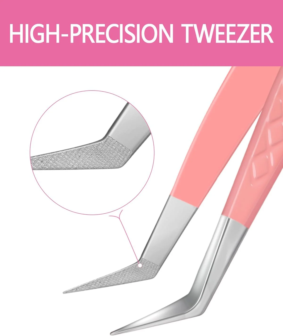 موچین مژه مورگلس با نوک فیبری، 2 عدد موچین مژه خمیده و والیوم برای اکستنشن مژه همراه با کیف موچین مژه مورگلس با نوک فیبری، 2 عدد موچین مژه خمیده و والیوم برای اکستنشن مژه همراه با کیف