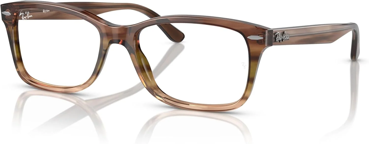 فریم عینک طبی مربعی ری بن مدل Rx5428f مناسب بینی های کوچک