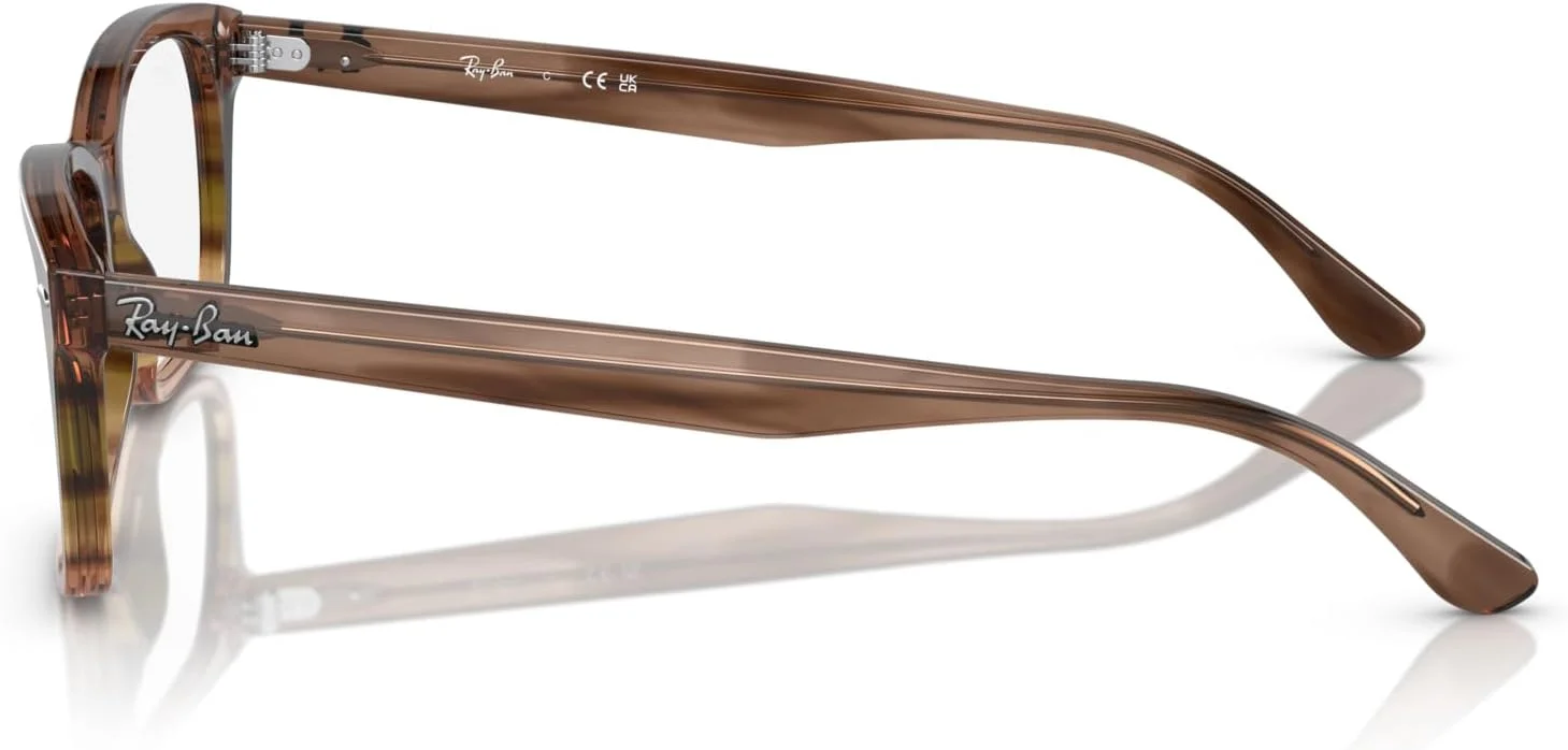 فریم عینک طبی مربعی ری بن مدل Rx5428f مناسب بینی های کوچک