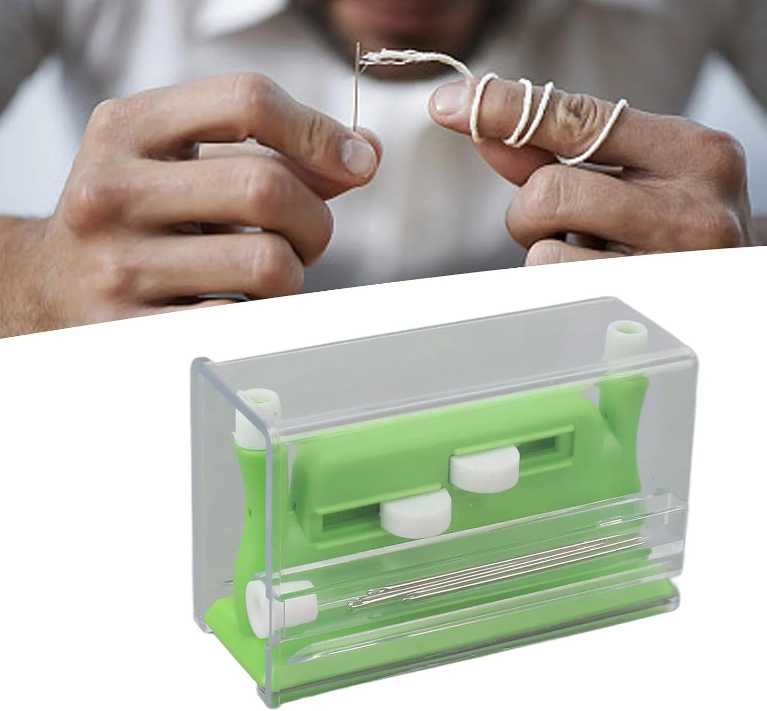 نخکن اتوماتیک سوزن HUSHUI، ابزار نخکشی دستی خانگی، دستگاه خیاطی اتوماتیک با 5 سوزن برای دوخت لباس، صنایع دستی DIY (سبز) نخکن اتوماتیک سوزن HUSHUI، ابزار نخکشی دستی خانگی، دستگاه خیاطی اتوماتیک با 5 سوزن برای دوخت لباس، صنایع دستی DIY (سبز)