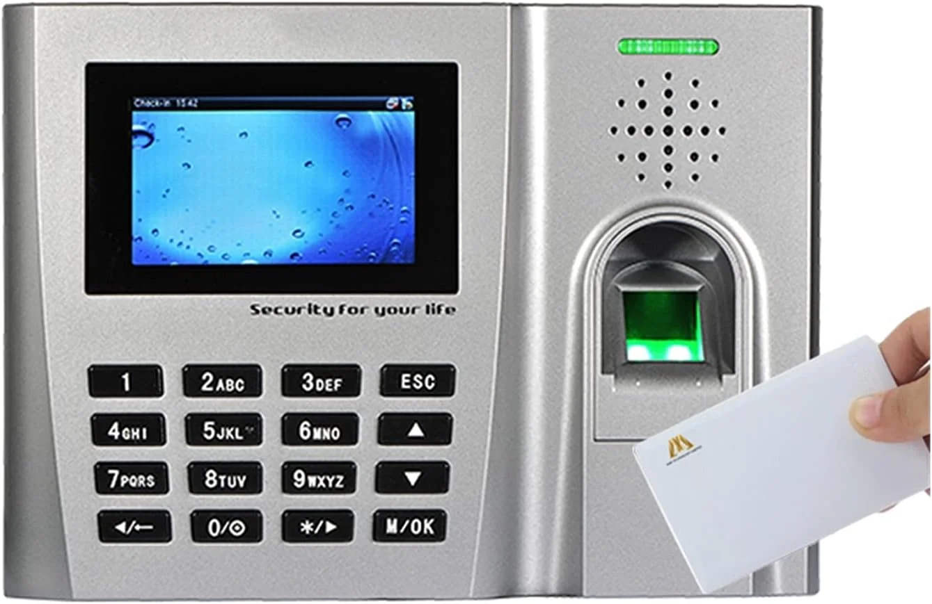 دستگاه حضور و غیاب اثر انگشتی بیومتریک هانزالا مدل U260 Id، سیستم ثبت ورود و خروج ساعت، دستگاه تشخیص کارمندان، دستگاه الکترونیکی برای کارمندان و کسب و کارهای کوچک