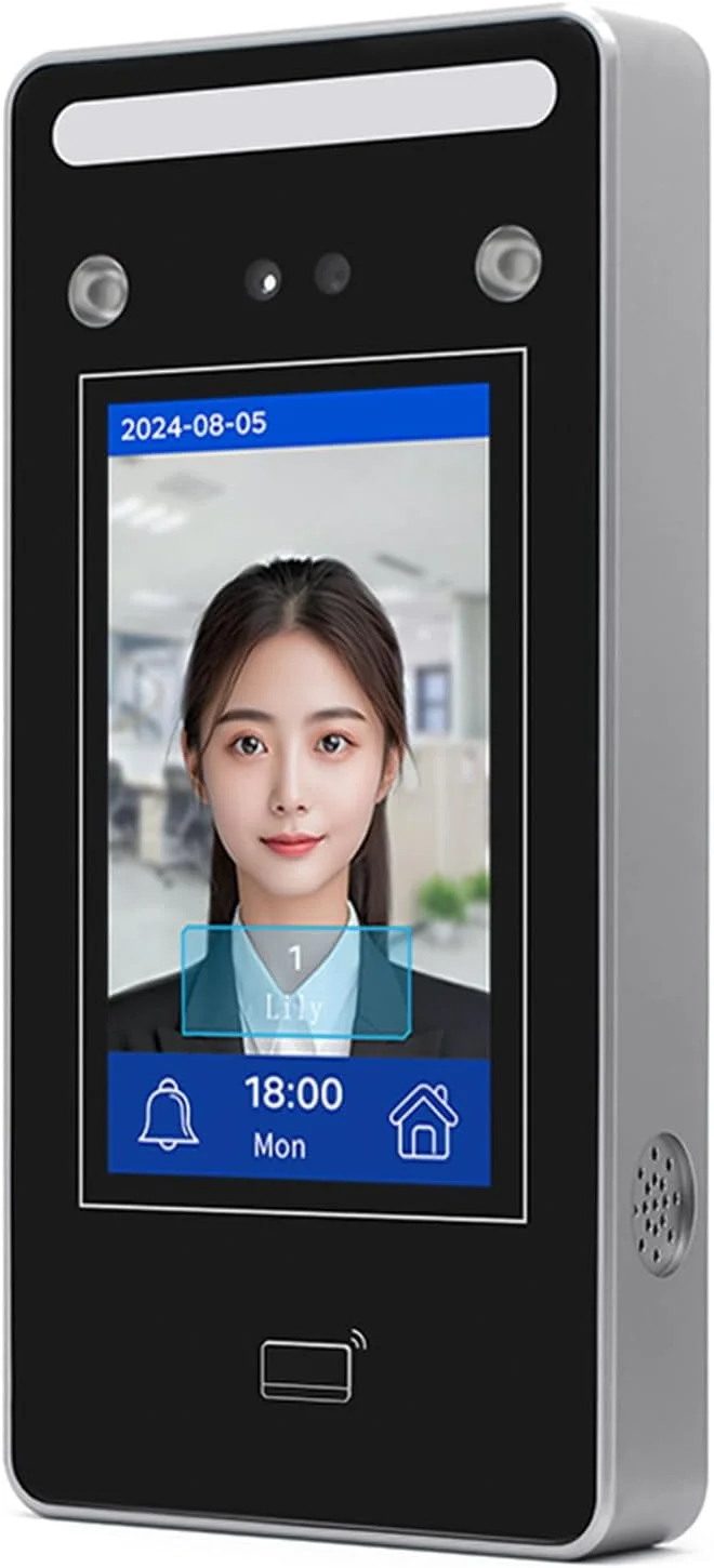 دستگاه حضور و غیاب بیومتریک برای کارمندان، پشتیبانی از تشخیص چهره، رمز عبور، کارت شناسایی، پورت USB، مدیریت داده، مناسب برای مدرسه، رستوران، کارخانه، اداره، کسب و کارهای کوچک و بیمارستان