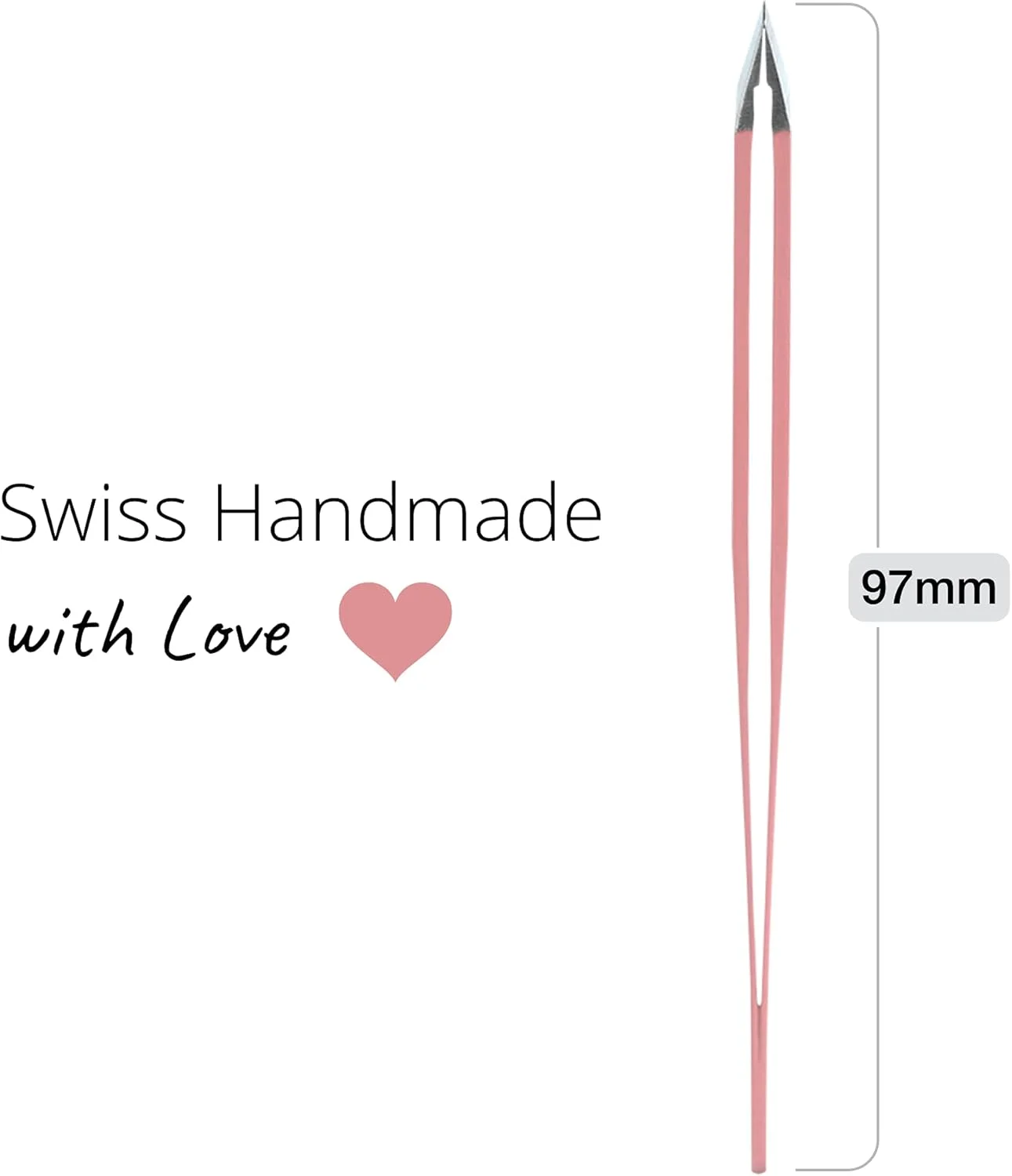 موچین استیل ضد زنگ یاقوت صورتی - زاویه دار، نازک و نوک تیز - موچین ابرو حرفه ای موچین استیل ضد زنگ یاقوت صورتی - زاویه دار، نازک و نوک تیز - موچین ابرو حرفه ای