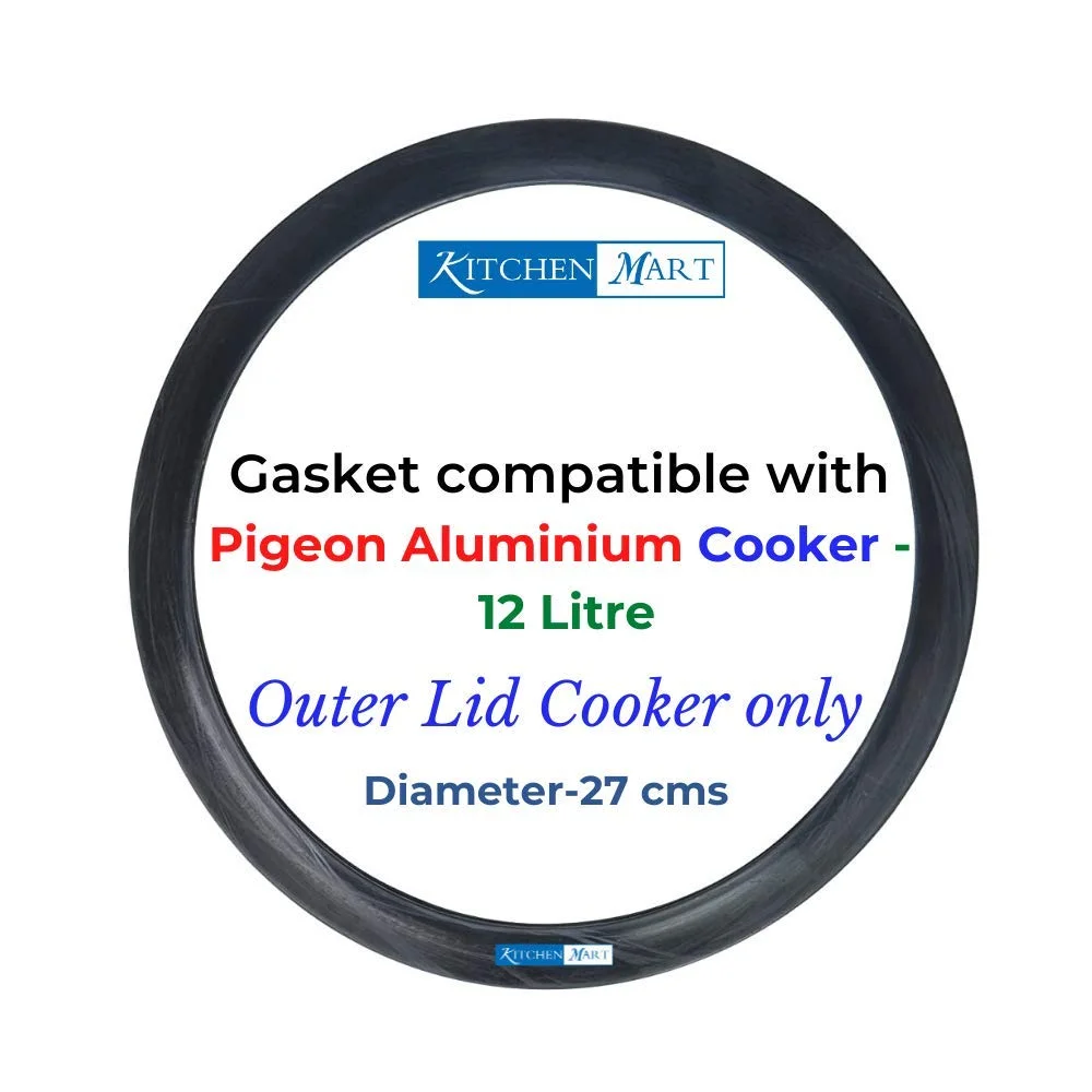 واشر Kitchen Mart سازگار با زودپز آلومینیومی Pigeon (درب بیرونی) (12 لیتر) واشر Kitchen Mart سازگار با زودپز آلومینیومی Pigeon (درب بیرونی) (12 لیتر)