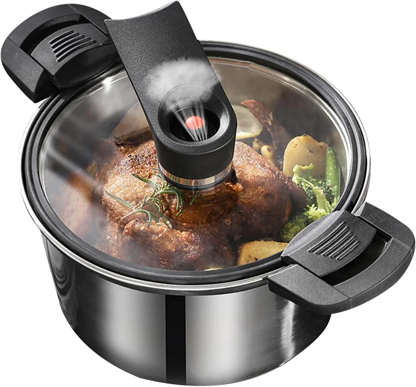 زودپز | قابلمه زودپز برای پخت سریع - ابزار آشپزخانه ضخیم و ارگونومیک برای پخت و پز کارآمد برای خانواده، دوستان و دورهمی ها زودپز | قابلمه زودپز برای پخت سریع - ابزار آشپزخانه ضخیم و ارگونومیک برای پخت و پز کارآمد برای خانواده، دوستان و دورهمی ها