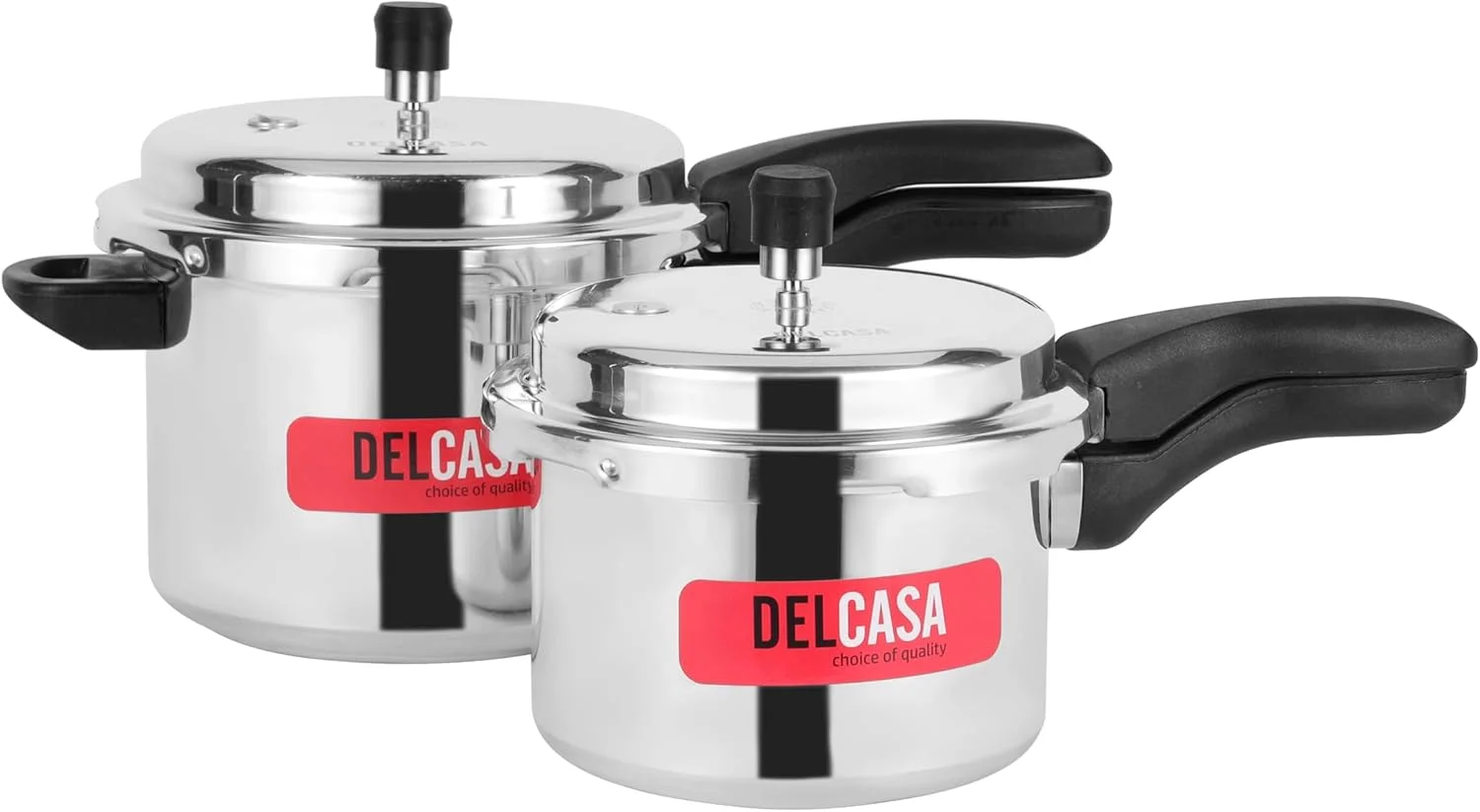 ست زودپز آلومینیومی دلکاسا مدل DC3377، ظرفیت 3/5 لیتر، نقره ای ست زودپز آلومینیومی دلکاسا مدل DC3377، ظرفیت 3/5 لیتر، نقره ای