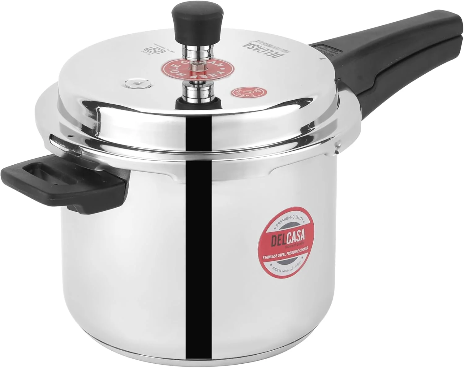 زودپز استیل دلکاسا، ظرفیت 5 لیتر، نقره ای زودپز استیل دلکاسا، ظرفیت 5 لیتر، نقره ای