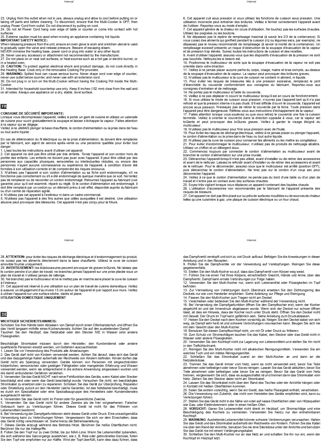 زودپز چندکاره کراک پات توربو اکسپرس - 14 گزینه پخت در 1 دستگاه - آرام پز، بخارپز، پخت تحت فشار و موارد دیگر - 5.6 لیتر (6+ نفر) - CSC062X زودپز چندکاره کراک پات توربو اکسپرس - 14 گزینه پخت در 1 دستگاه - آرام پز، بخارپز، پخت تحت فشار و موارد دیگر - 5.6 لیتر (6+ نفر) - CSC062X