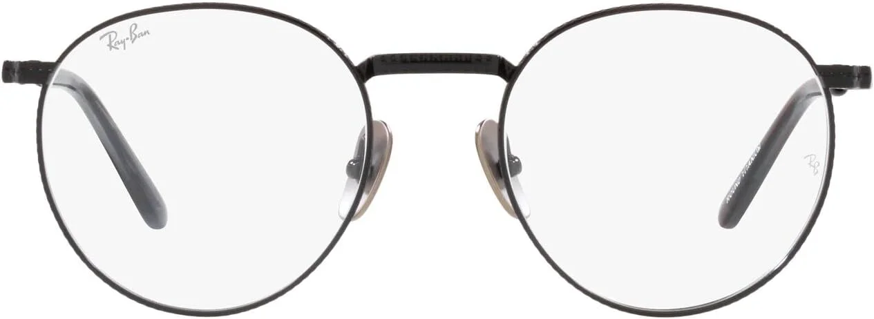 فریم عینک طبی گرد تیتانیومی Ray-Ban Rx8237v