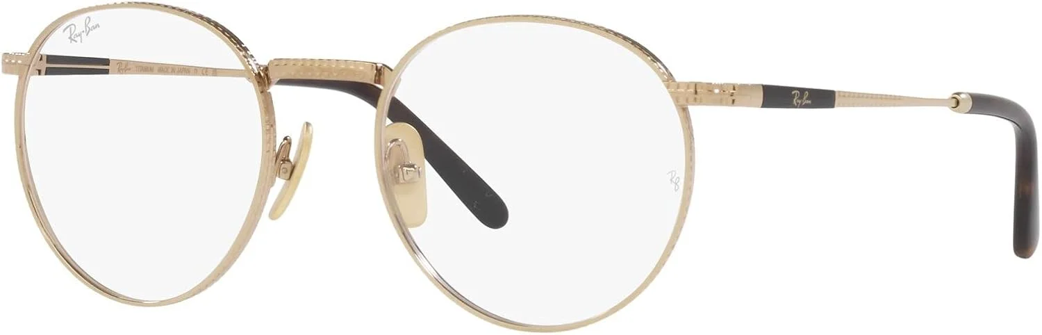 فریم عینک طبی گرد تیتانیومی Ray-Ban Rx8237v فریم عینک طبی گرد تیتانیومی Ray-Ban Rx8237v