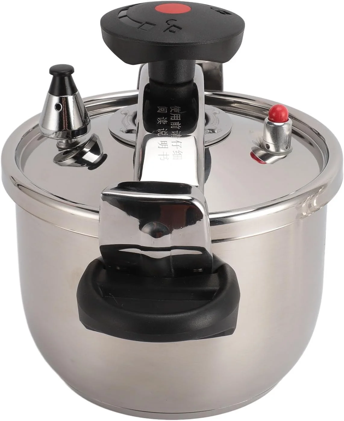 زودپز کوچک استیل Depisuta، 3 لیتری 55KPA، زودپز چند منظوره استیل برای اجاق گاز و اجاق القایی، پخت سریع زودپز کوچک استیل Depisuta، 3 لیتری 55KPA، زودپز چند منظوره استیل برای اجاق گاز و اجاق القایی، پخت سریع