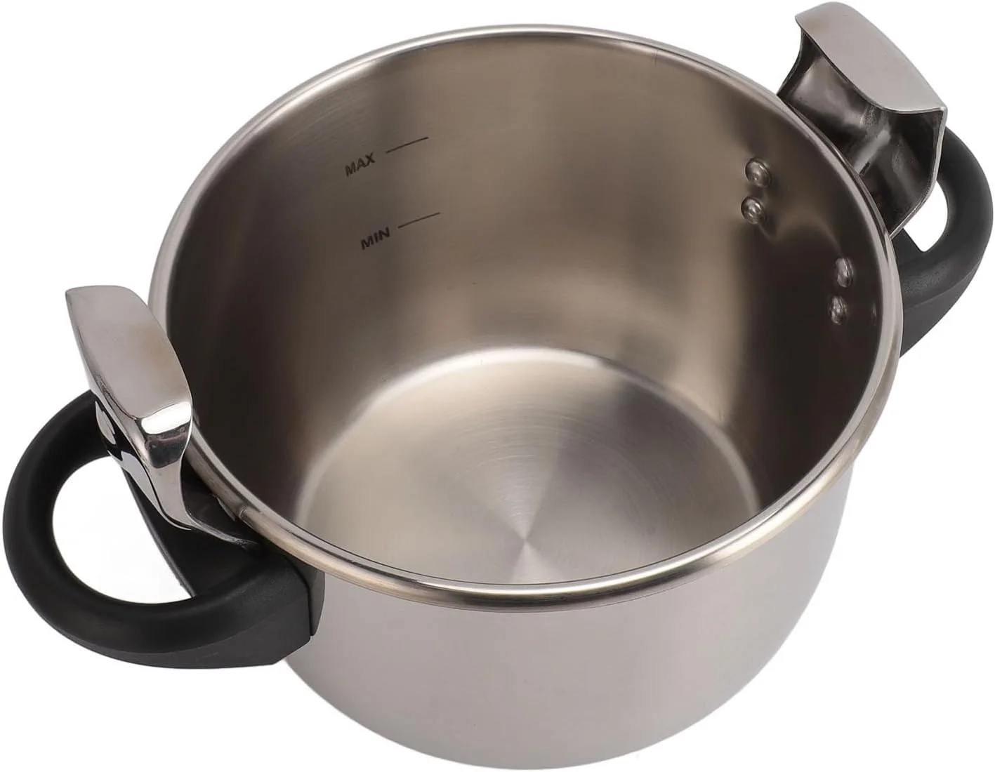 زودپز کوچک استیل Depisuta، 3 لیتری 55KPA، زودپز چند منظوره استیل برای اجاق گاز و اجاق القایی، پخت سریع زودپز کوچک استیل Depisuta، 3 لیتری 55KPA، زودپز چند منظوره استیل برای اجاق گاز و اجاق القایی، پخت سریع