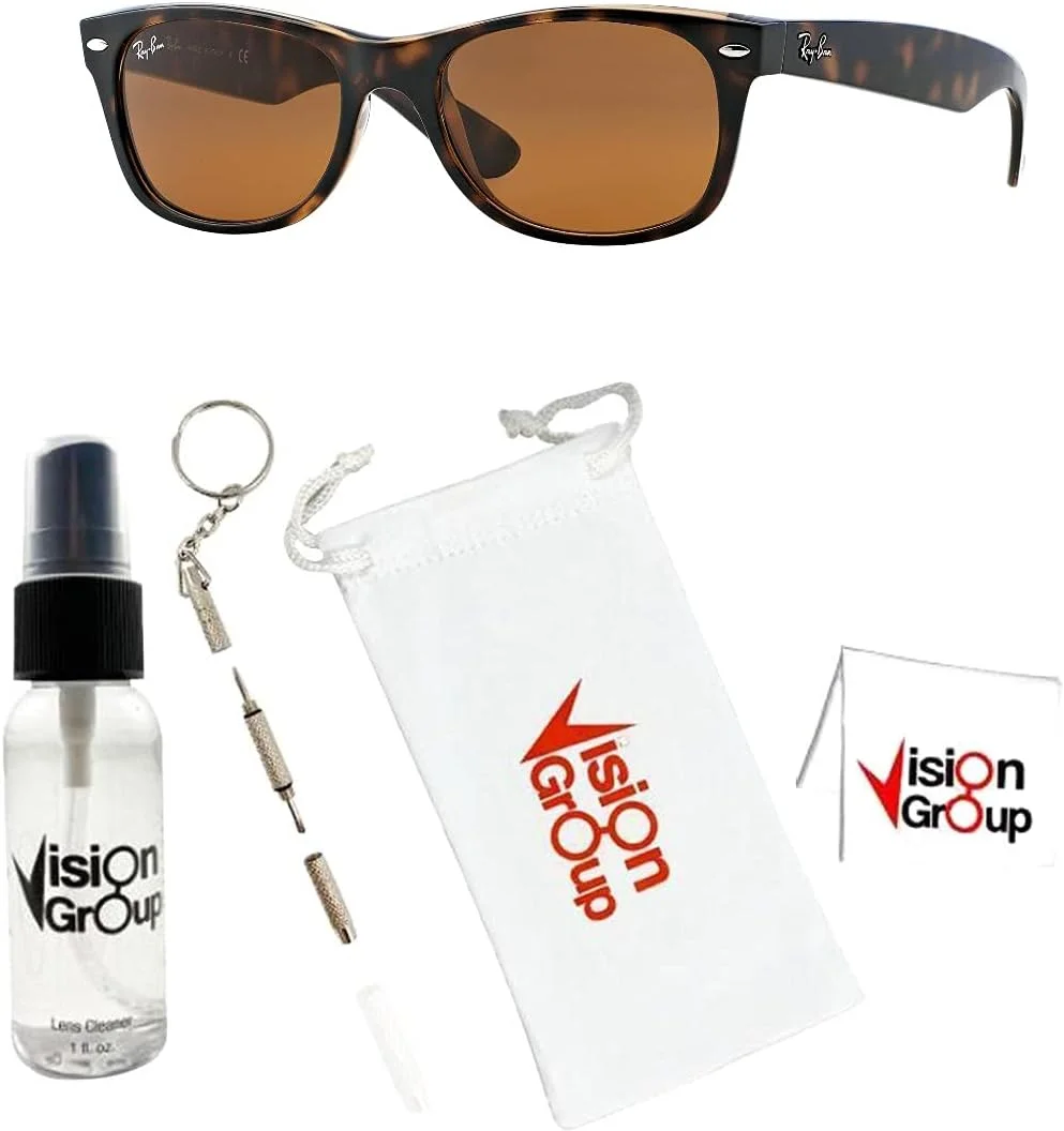 عینک آفتابی ری بن RB2132 مدل New Wayfarer به همراه بسته لوازم جانبی Vision Group عینک آفتابی ری بن RB2132 مدل New Wayfarer به همراه بسته لوازم جانبی Vision Group