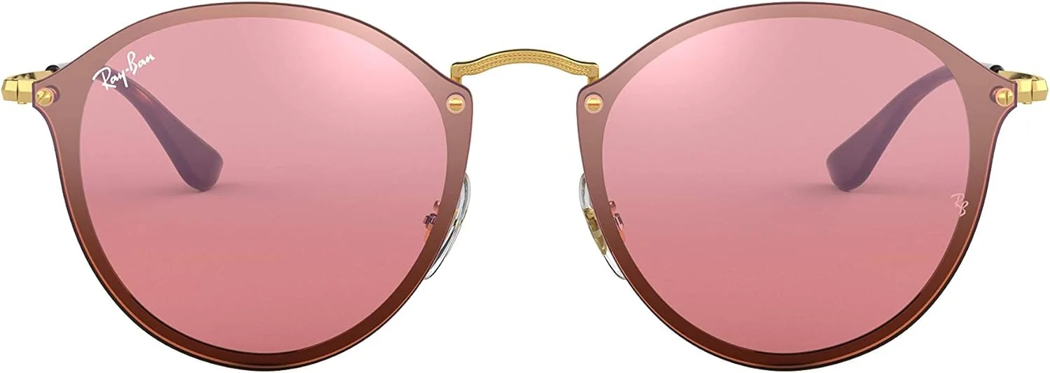 عینک آفتابی فلزی بچهگانه Ray-Ban مدل گرد ایریدیوم غیر پلاریزه، طلایی، 59 میلیمتر عینک آفتابی فلزی بچهگانه Ray-Ban مدل گرد ایریدیوم غیر پلاریزه، طلایی، 59 میلیمتر