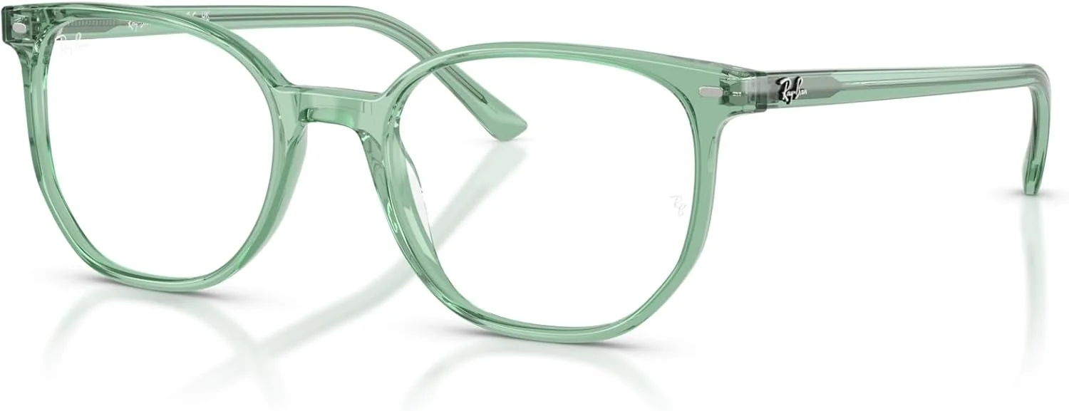 فریم عینک طبی گرد Ray-Ban RX5397 Elliot، سبز روشن/لنز دمو، 48 میلی متر