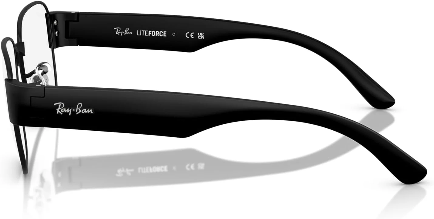 فریم عینک طبی مربعی ری بن RX6532، مشکی/لنز نمایشی، 53 میلی متر