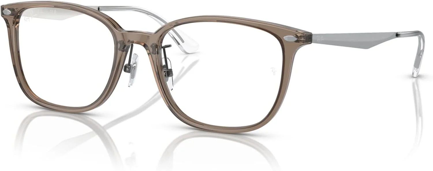 فریم عینک طبی مربعی ری بن RX5403D، لنز دمو شفاف، 52 میلی متر، لنز دمو شفاف، 52 میلی متر