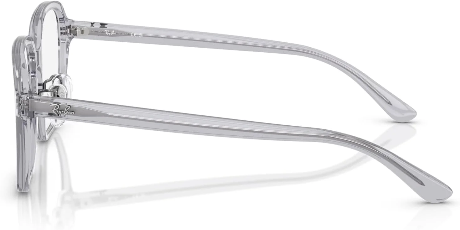 فریم عینک طبی مربعی Ray-Ban RX5424D، خاکستری شفاف/لنز نمایشی، 54 میلی متر