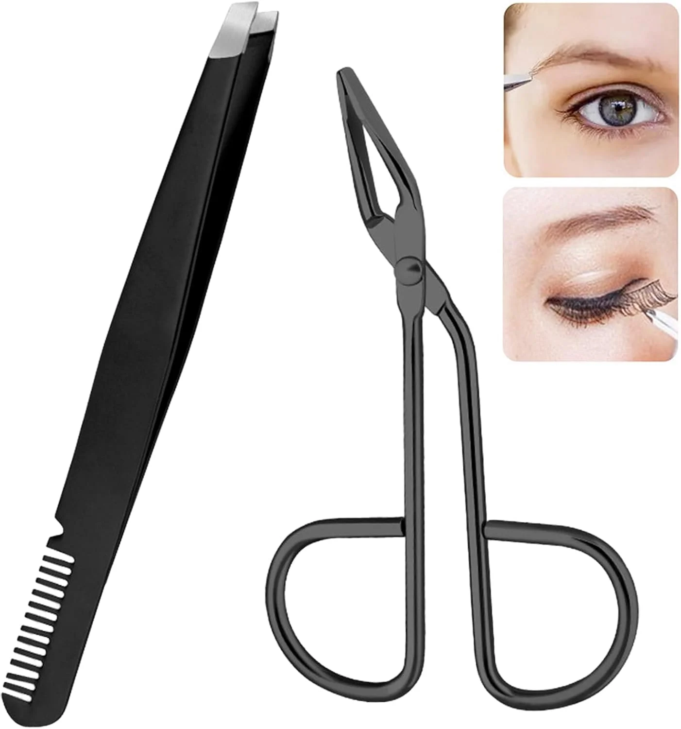 ست موچین ابرو NHBETYS، موچین قیچی ابرو استیل ضد زنگ حرفه ای، موچین ابرو با شانه، موچین نوک مورب دقیق زنانه مردانه، ابزار زیبایی برای از بین بردن موهای زیر پوستی صورت ست موچین ابرو NHBETYS، موچین قیچی ابرو استیل ضد زنگ حرفه ای، موچین ابرو با شانه، موچین نوک مورب دقیق زنانه مردانه، ابزار زیبایی برای از بین بردن موهای زیر پوستی صورت