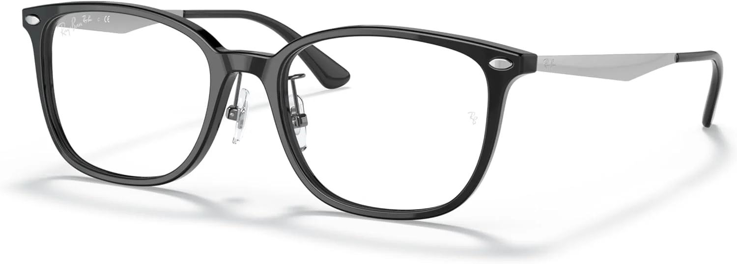 فریم عینک طبی مربعی ری بن RX5403D، مشکی/لنز نمایشی، 52 میلی متر