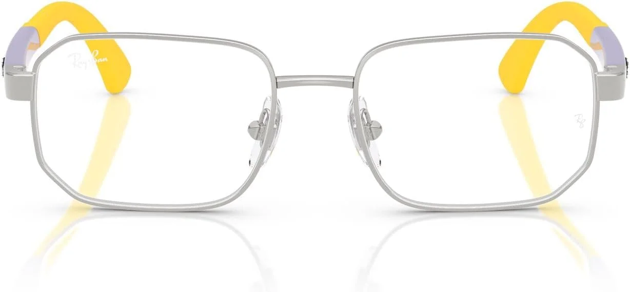 فریم عینک طبی مربعی ری بن RY1060، نقره ای/لنز نمایشی، 46 میلی متر