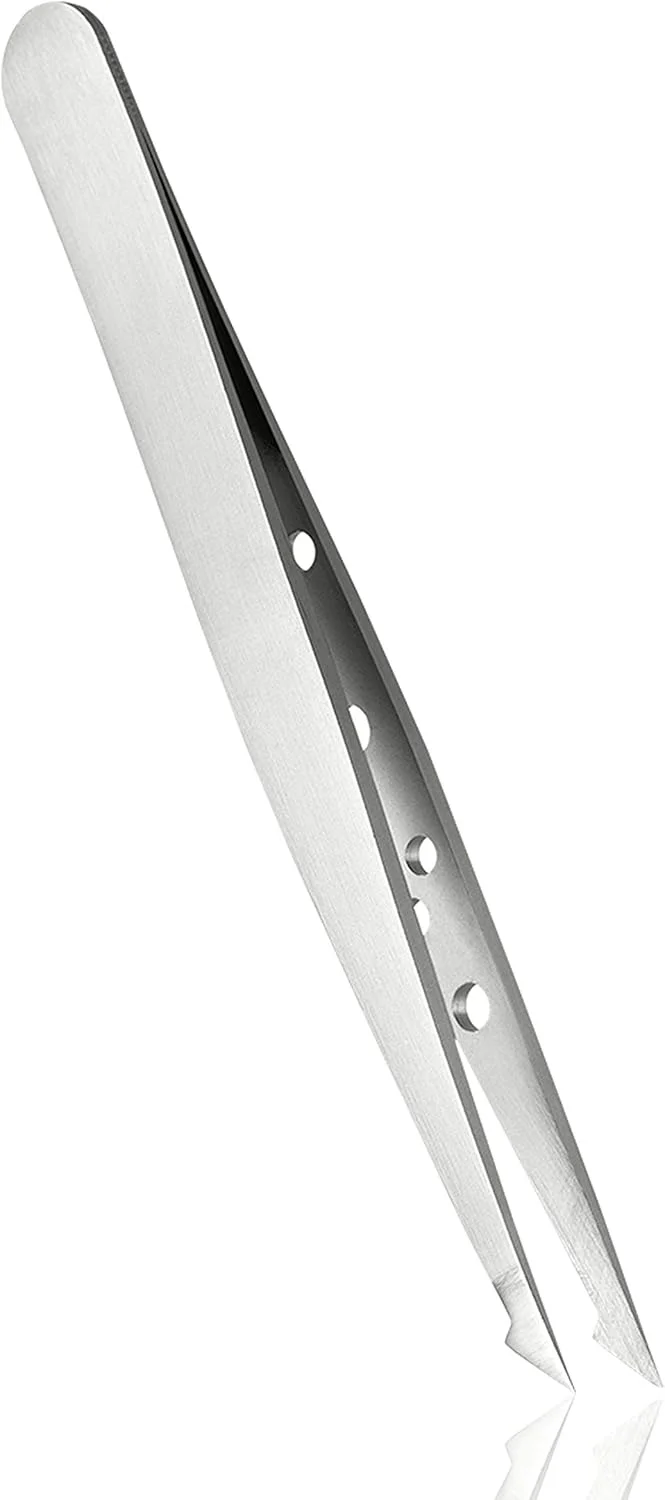 موچین دو کاره روبیس Evolution - نوک تیز، مورب و ظریف - موچین جداکننده برای موهای زیرپوستی و خرده ها - موچین برای برداشتن ابرو - ظرافت