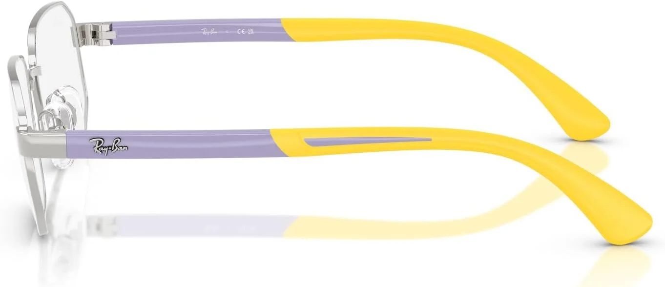 فریم عینک طبی مربعی ری بن RY1060، نقره ای/لنز نمایشی، 46 میلی متر