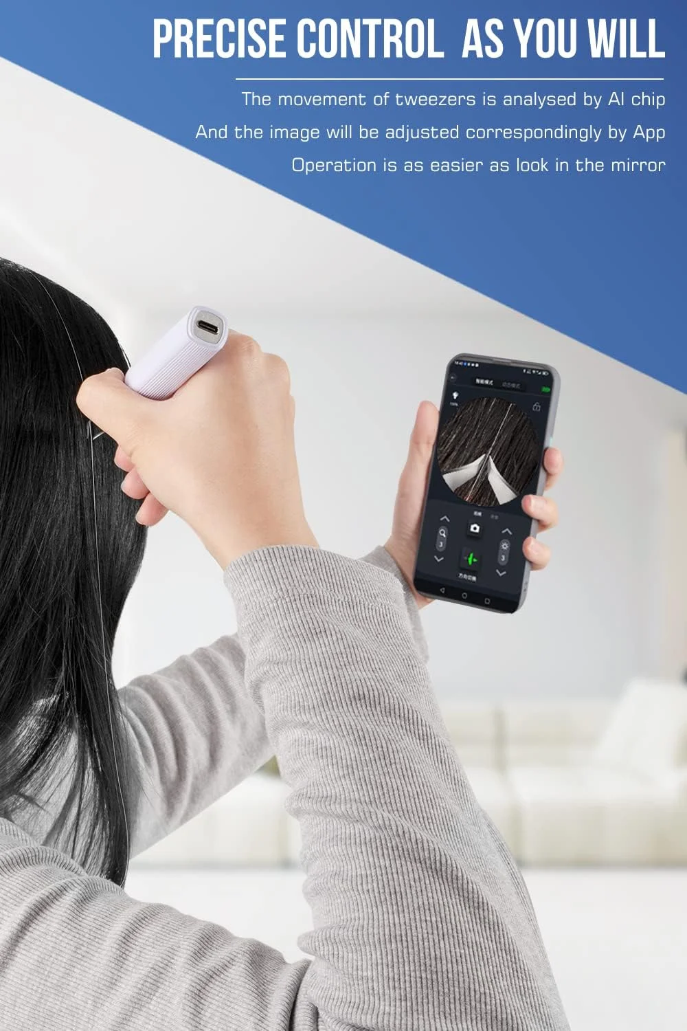 موچین موکن Scopepick با دوربین 1080p، دقت نهایی: موچین با دوربین - ایده آل برای کارهای ظریف! موچین موکن Scopepick با دوربین 1080p، دقت نهایی: موچین با دوربین - ایده آل برای کارهای ظریف!