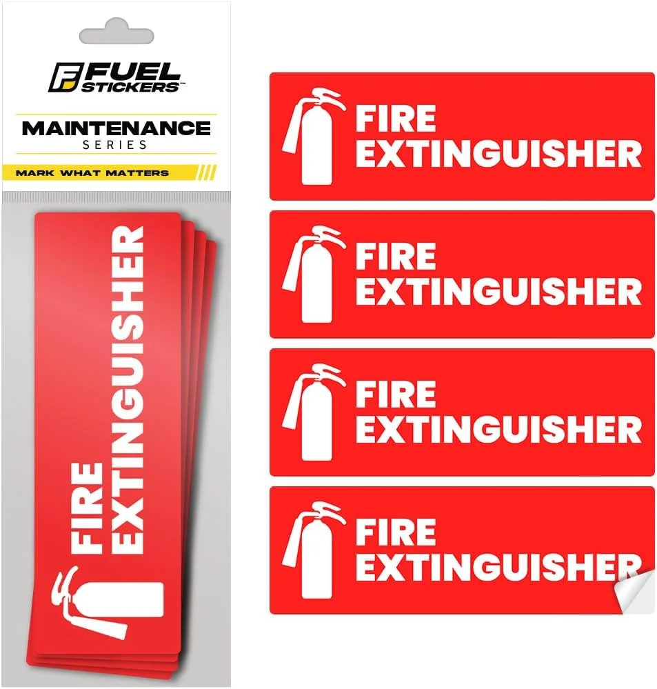 برچسب کپسول آتش نشانی برای کسب و کار - دفتر، تجاری، صاحبخانه (اجاره کوتاه مدت) - علامت کپسول آتش نشانی با دید بالا برای ایمنی و انطباق. سایز 6" x 2"، 20 برچسب برچسب کپسول آتش نشانی برای کسب و کار - دفتر، تجاری، صاحبخانه (اجاره کوتاه مدت) - علامت کپسول آتش نشانی با دید بالا برای ایمنی و انطباق. سایز 6" x 2"، 20 برچسب