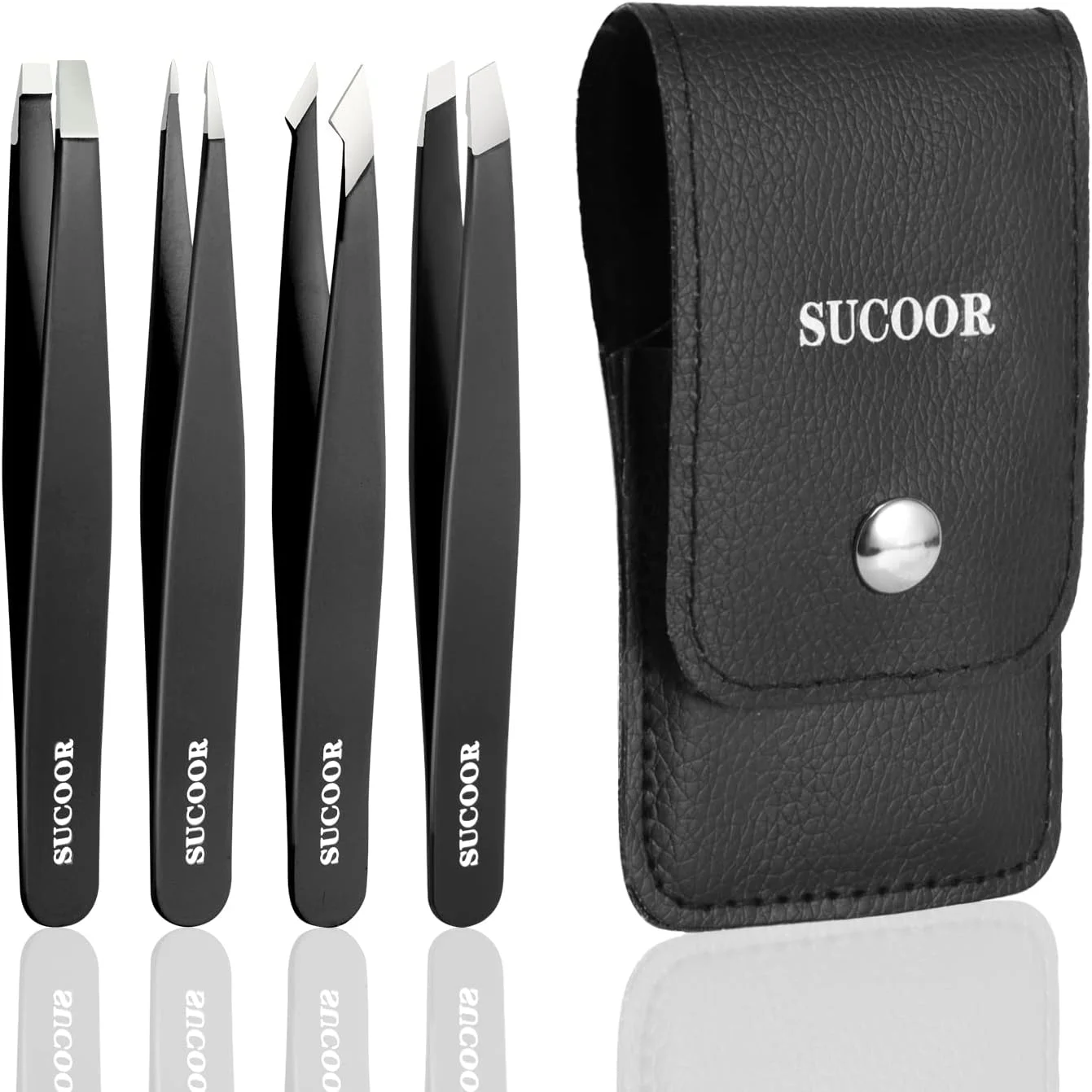ست موچین SUCOOR - موچین های حرفه ای استیل ضد زنگ، بهترین ست موچین دقیق برای حالت دادن به ابروها، ابزار عالی زیبایی برای موهای صورت، موهای زیر پوستی، از بین بردن جوش های سرسیاه ست موچین SUCOOR - موچین های حرفه ای استیل ضد زنگ، بهترین ست موچین دقیق برای حالت دادن به ابروها، ابزار عالی زیبایی برای موهای صورت، موهای زیر پوستی، از بین بردن جوش های سرسیاه