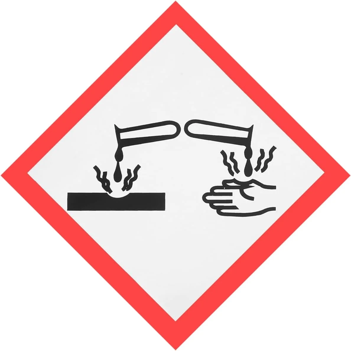 برچسب های مواد شیمیایی iplusmile، علامت ایمنی خطر چسبی، علامت ایمنی خورنده، برچسب چسبی، برچسب وینیل خطر خورنده، برچسب تصویری، صفحه خورنده PVC برچسب های مواد شیمیایی iplusmile، علامت ایمنی خطر چسبی، علامت ایمنی خورنده، برچسب چسبی، برچسب وینیل خطر خورنده، برچسب تصویری، صفحه خورنده PVC