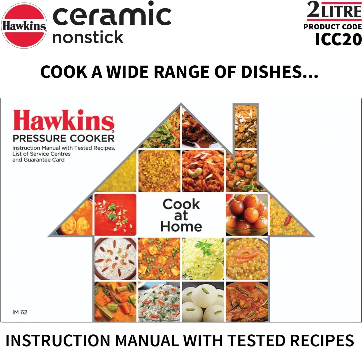 زودپز سرامیکی نچسب هاوکینز 2 لیتری مناسب اجاق القایی زودپز سرامیکی نچسب هاوکینز 2 لیتری مناسب اجاق القایی