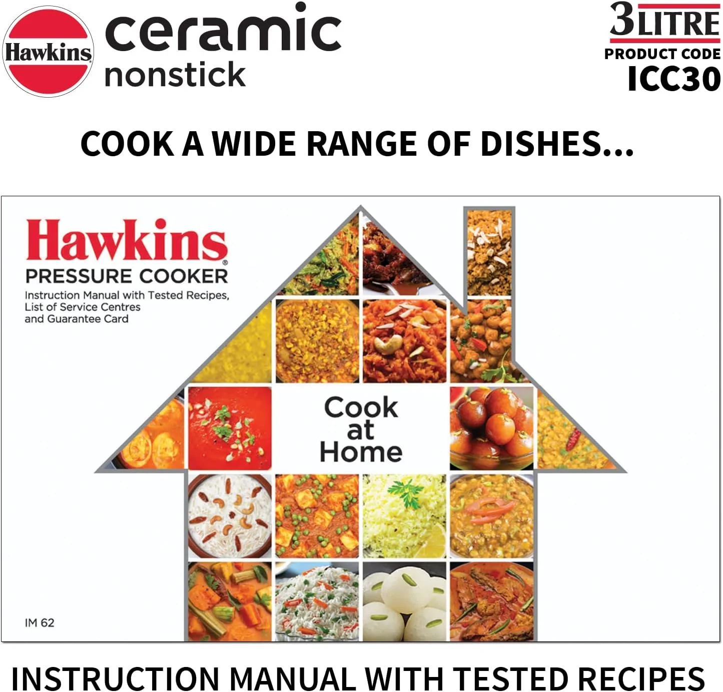 زودپز سرامیکی نچسب هاوکینز 3 لیتری مناسب برای اجاق های القایی زودپز سرامیکی نچسب هاوکینز 3 لیتری مناسب برای اجاق های القایی